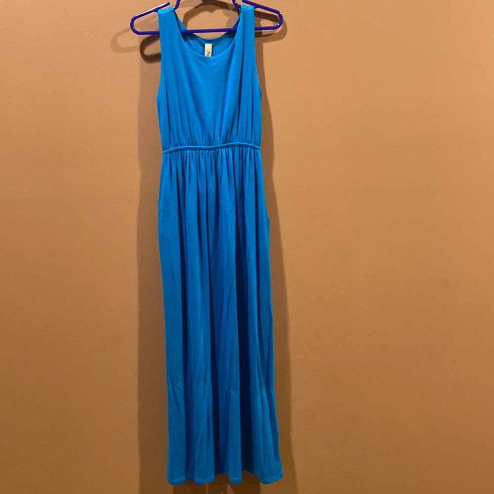 Pomelo blue maxi dress.  Girls size XS.